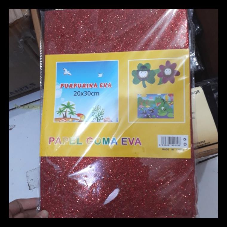

Promo Foam Glitter A4 Papel Goma 20X30Cm / Spon Glitter