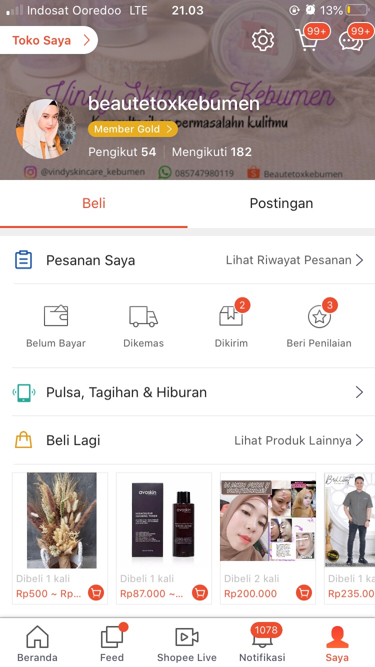 Plastik Ziplock 20x25 +5 Kemasan Klip Plong Hijab