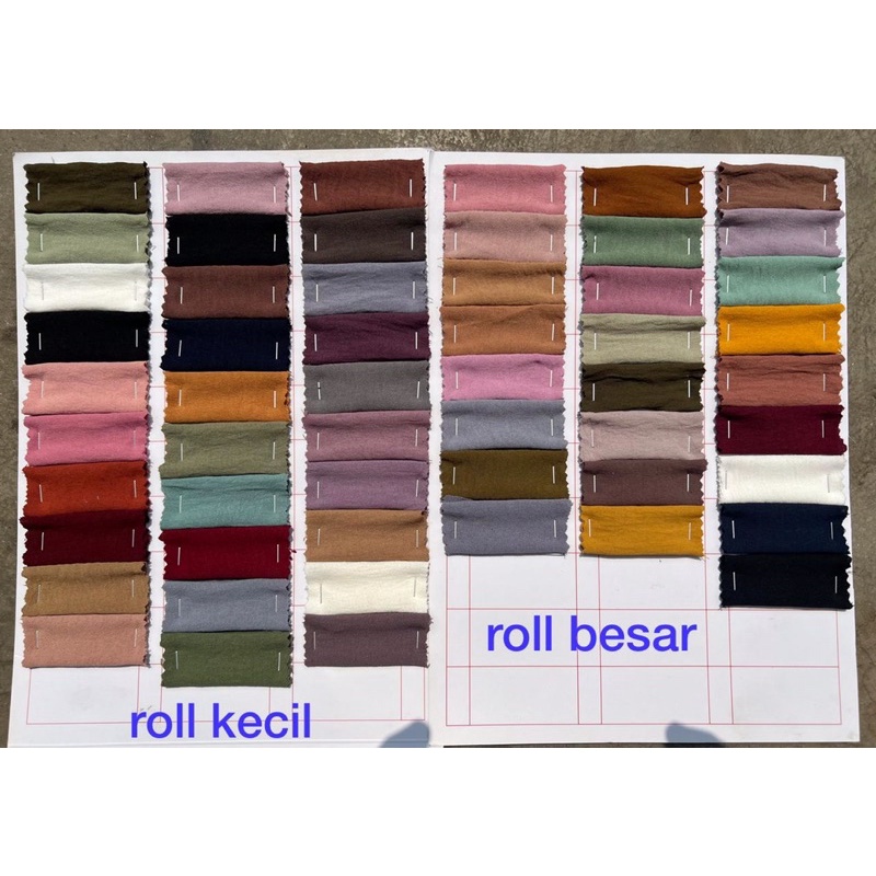 [KHUSUS PEMBELIAN ROLL] Cey Airflow Crinkle Roll Termurah/ Katun Kringkel