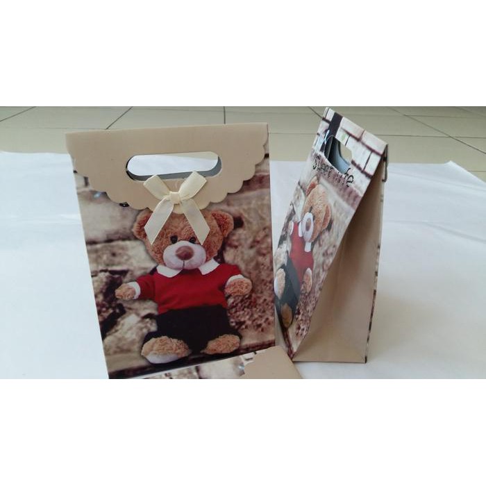 

Paper Bag/Goodie Bag/Kantong Karton Teddy Bear