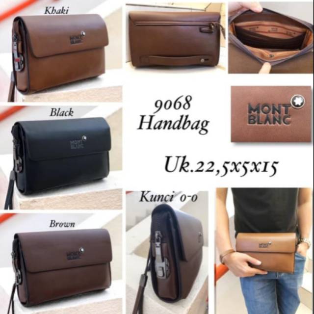 Hand Bag MONTBLANC Clutch Bag  Tas tangan Import