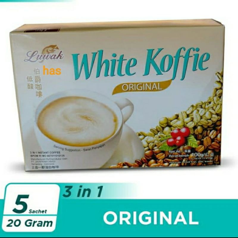 

LUWAK White Koffie Original isi 5 sachet