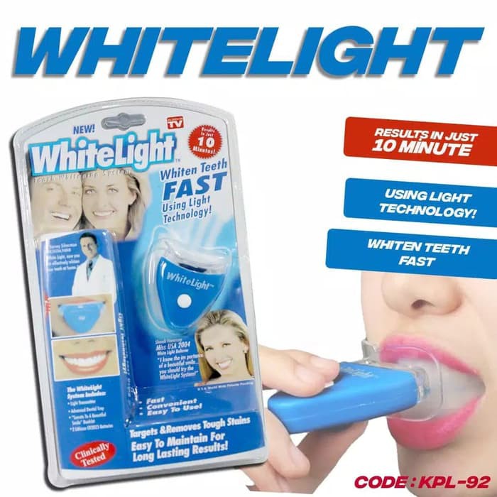 Paket Alat Pemutih Gigi 20 Minute - Alat Pemutih Gigi Teknologi Blue Light
