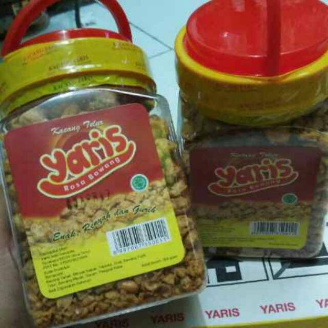 

Kacang Telor Yaris 380gr 2 rasa Bawang n Bawang pedas