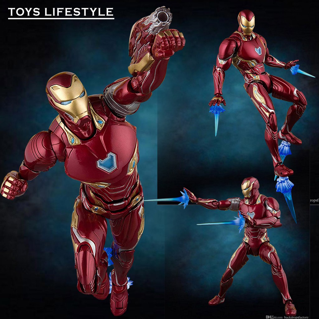 Action Figure Iron Man The Avengers MK50 &amp; Tamashii Stage