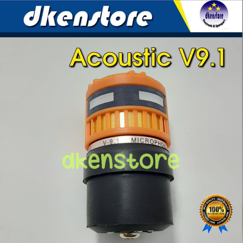 Spool Mic Acoustic V9.1 sensitif Microphone cartridge bagus vocal dan wireless Original