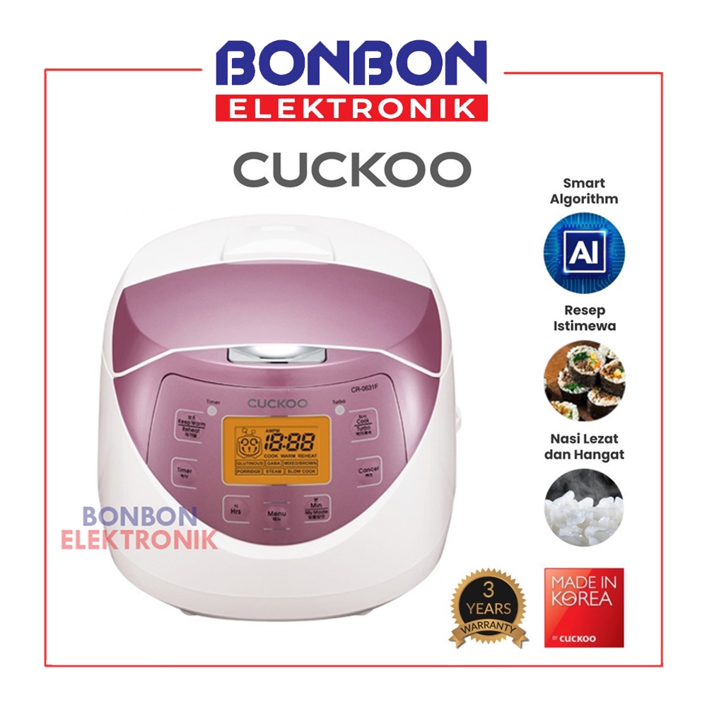 CUCKOO All-in-One Smart Rice Cooker CR-0631F MICOM 1L No.1 In KOREA