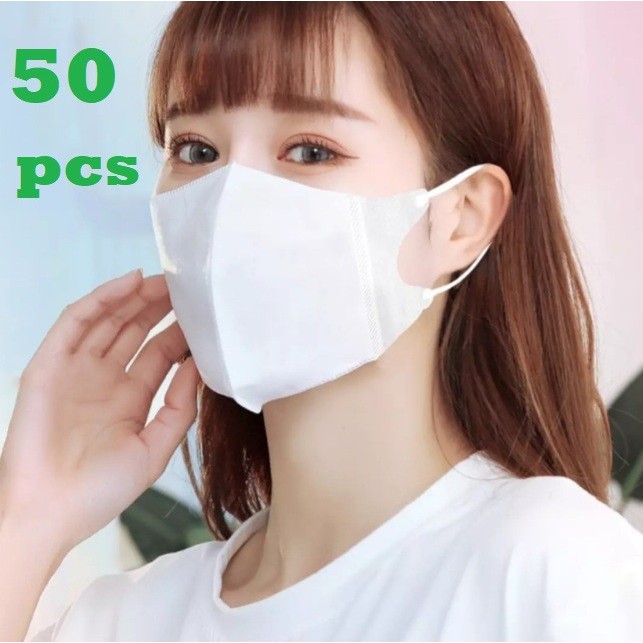 Masker Duckbill 3D kn95 3 Ply Duck Bill earloop isi 50 Pcs