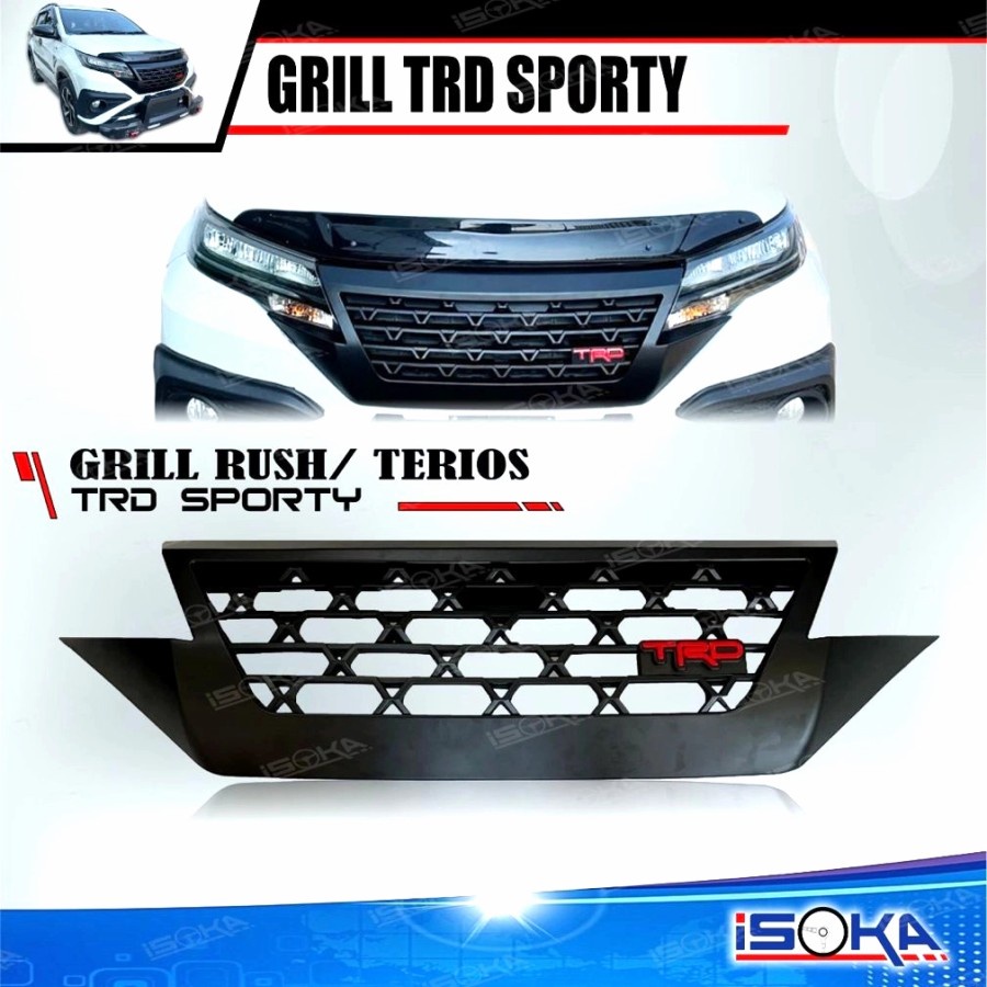 Grill depan mobil Toyota RUSH/TERIOS 2018 on model TRD