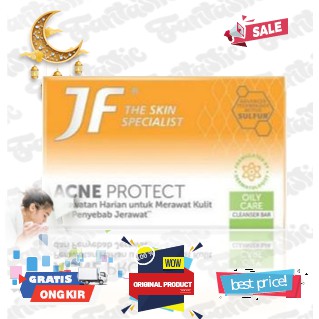 JF SULFUR Acne Protect OILY CARE Sabun Jerawat [65 g]