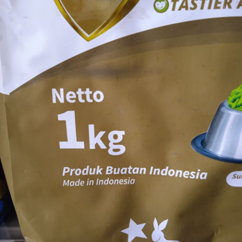 pelet/makanan Kelinci STAR RABBIT food 1KG - ALFAFA