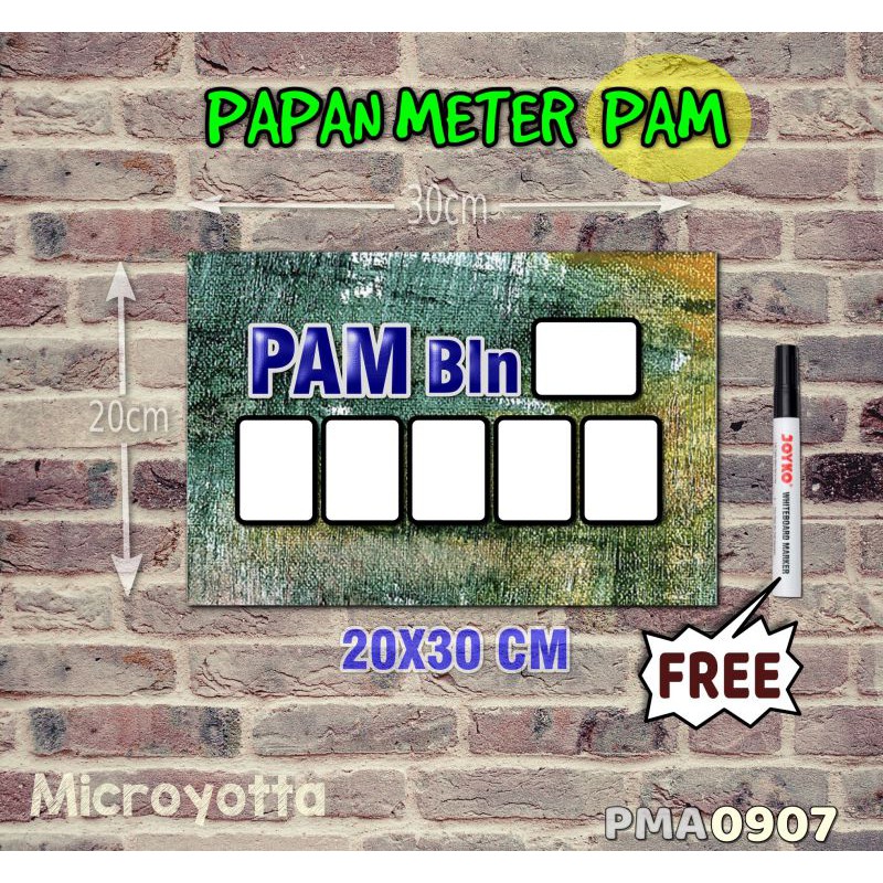 

Microyotta Papan Meter Listrik PLN PAM motif Unik - Lukis 07