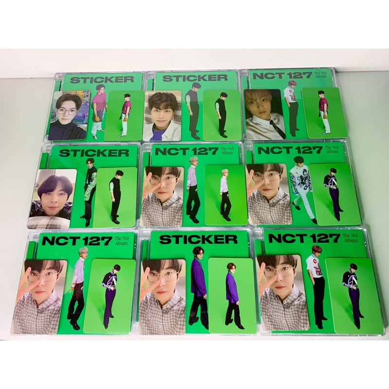 NCT 127 - Album [Sticker] JEWEL + POSTER UNSEALED SET FULLSET TAEYONG HAECHAN JUNGWOO DOYOUNG TAEIL 