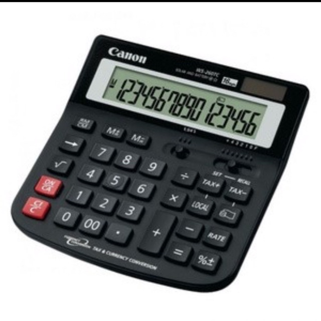 

Kalkulator wa 260 tc canon