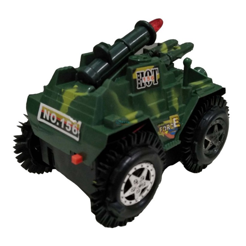 Mainan Anak Mobil Tank Jungkir Balik Militer - Tumbling Tank-1