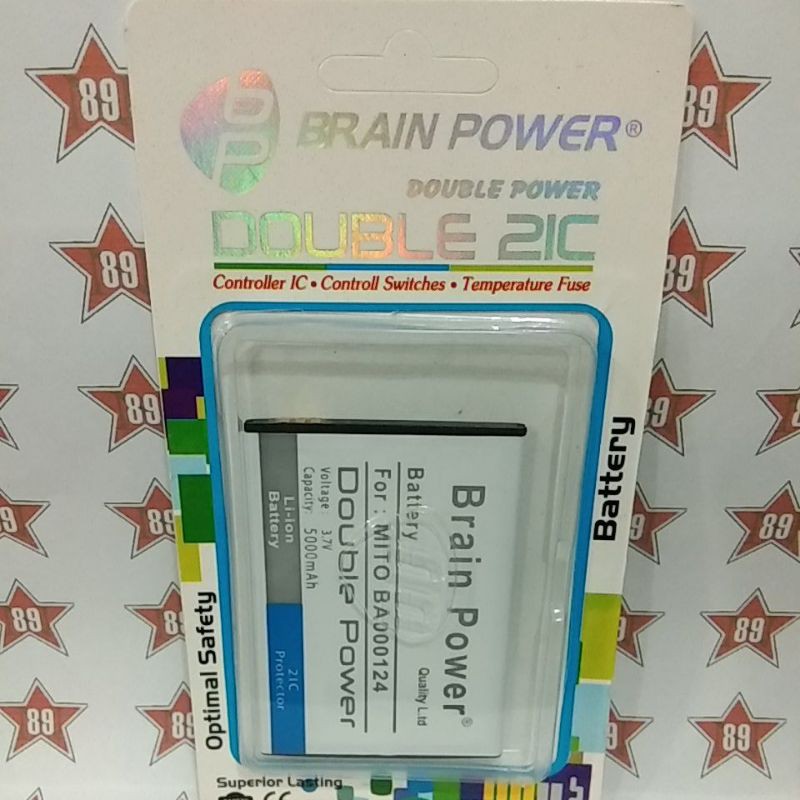 Battery batre Mito Ba000124 Brain power