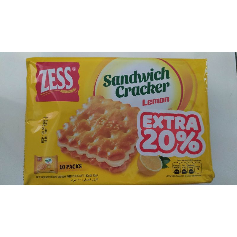 

Sandwich cracker ZESS biskuit lemon