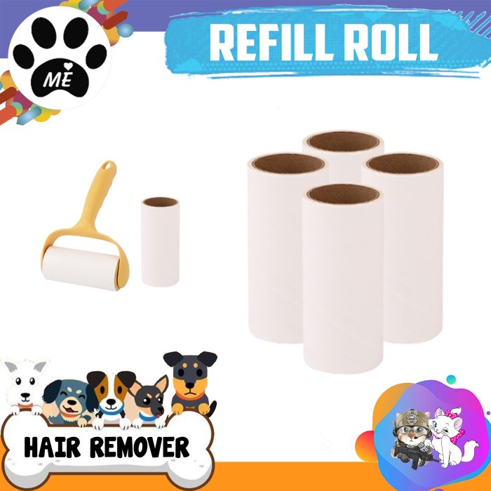 REFILL ROLLER PEMBERSIH BULU STICKY ROLLER DISPOSABLE