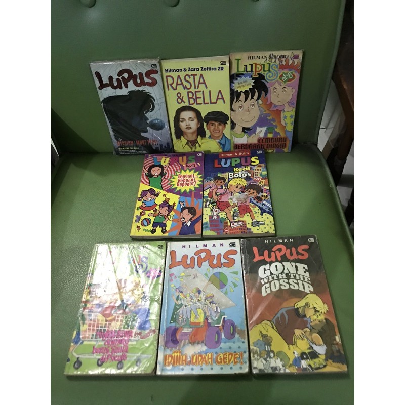 Buku Novel Lupus Lupus Kecil ABG Lulu Olga Hilman Boim