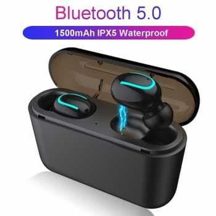 BAROKAH GAMIS HESTIA TWS True Wireless Bluetooth 5.0 Earphone Charging Dock HBQ ORI