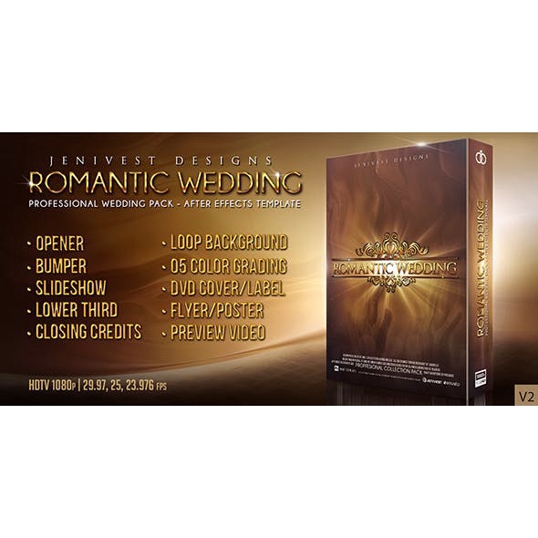 Romantic Wedding After Effects Project Files