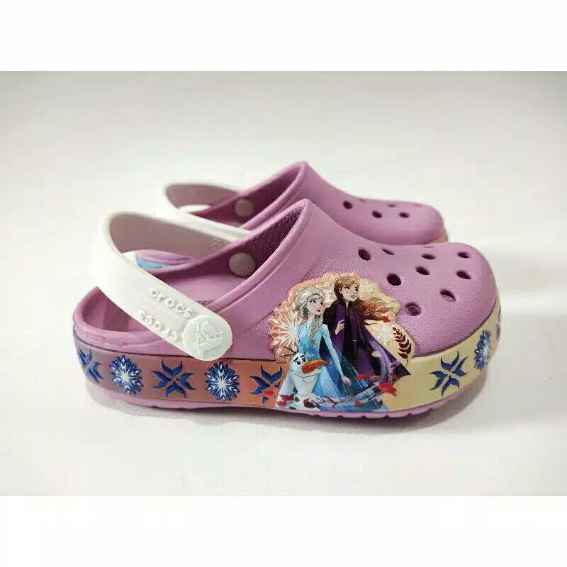 SANDAL ANAK CROCS FUN LAB FROZEN ELSA CLOG