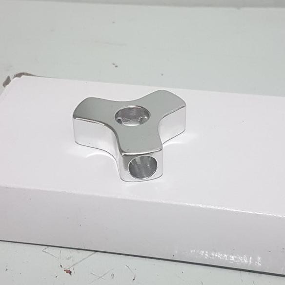 SAMBUNGAN SEGITIGA FRAME TENDA OUTDOOR UPGRADE MODIF DIY ALUMUNIUM TRIANGLE TENT FRAME CONNECTOR (KO