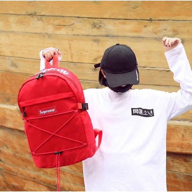 Tas Punggung Sedang BackPack Unisex Pria Wanita High Quality