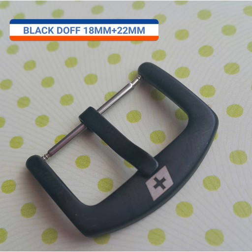 BLACK BUCKLE FOR WATCH STRAP SWISS ARMY TALI JAM TANGAN