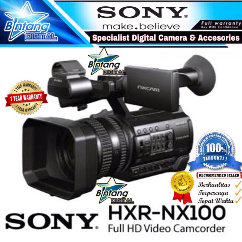 Sony HXR NX100 Garansi Resmi - Sony nx 100 - Sony Hxr-Nx100 - Sony NX100 Camcorder Full HD