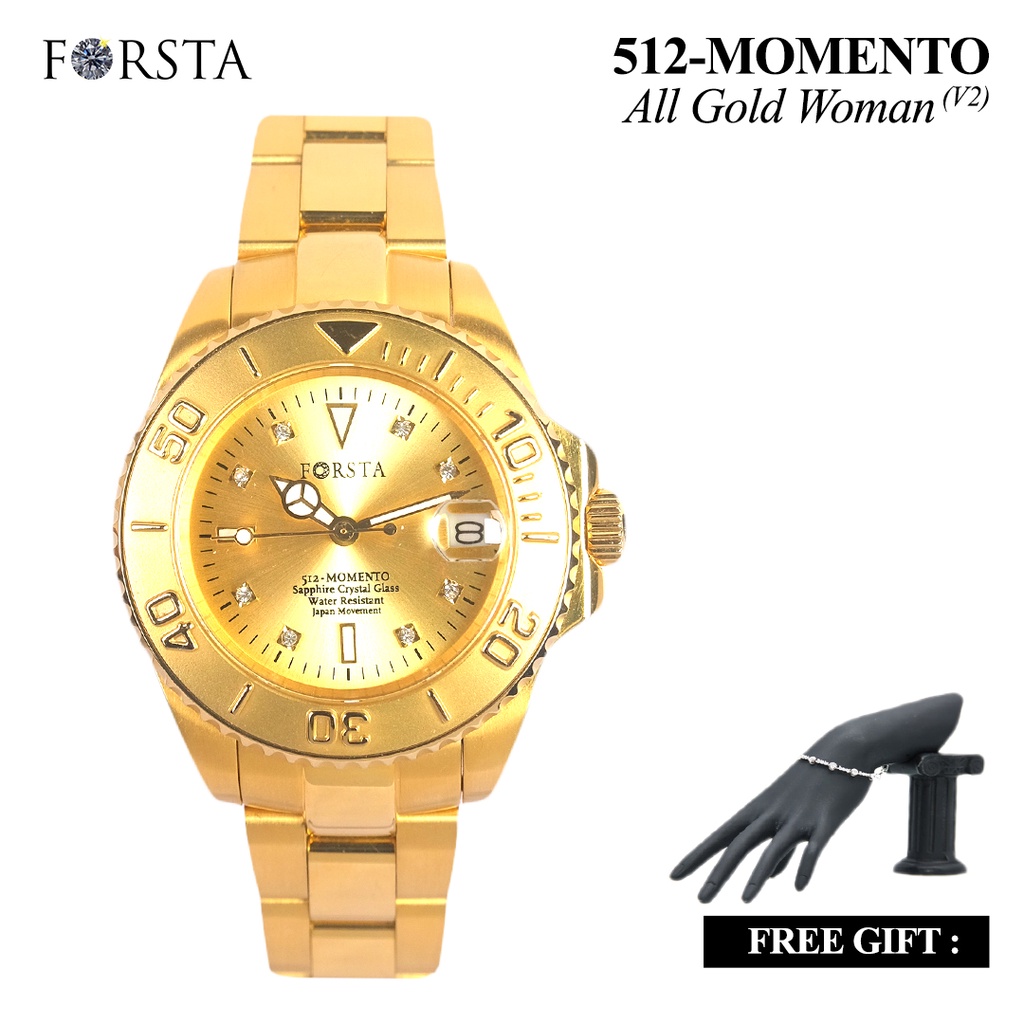 Forsta 512 Momento All Gold - Woman Jam Tangan Kesehatan