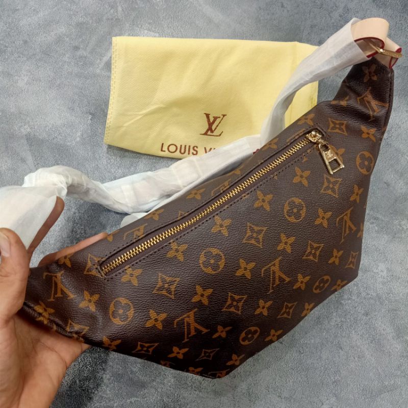 Waist bag / Bumbag LV Monogram Coklat Premium Quality