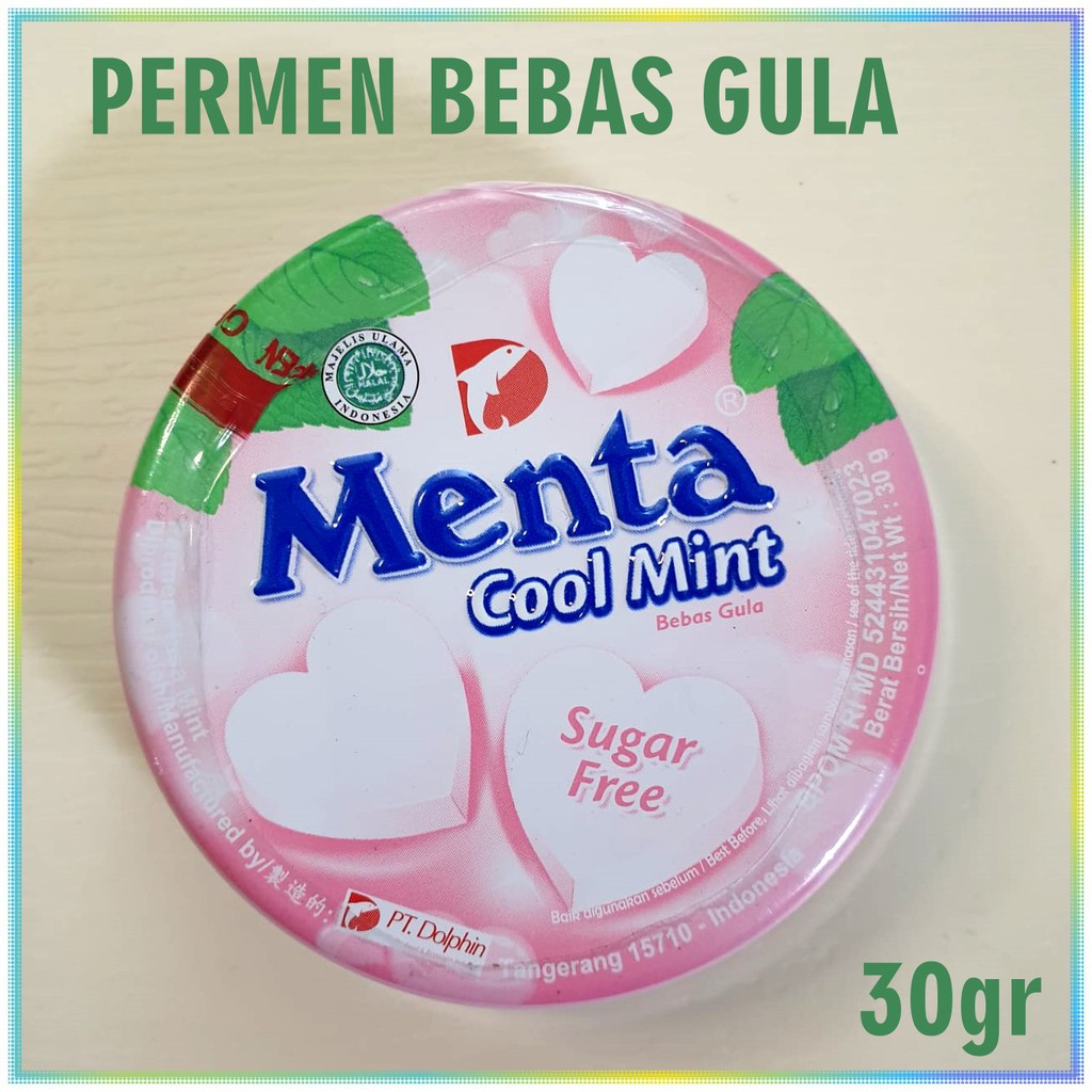 

Permen Menta Cool Mint Sugar Free Bebas Gula 30gr