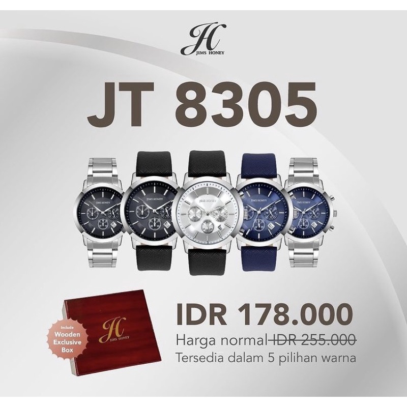 Jims Honey- JT 8305 Jam Tangan Pria