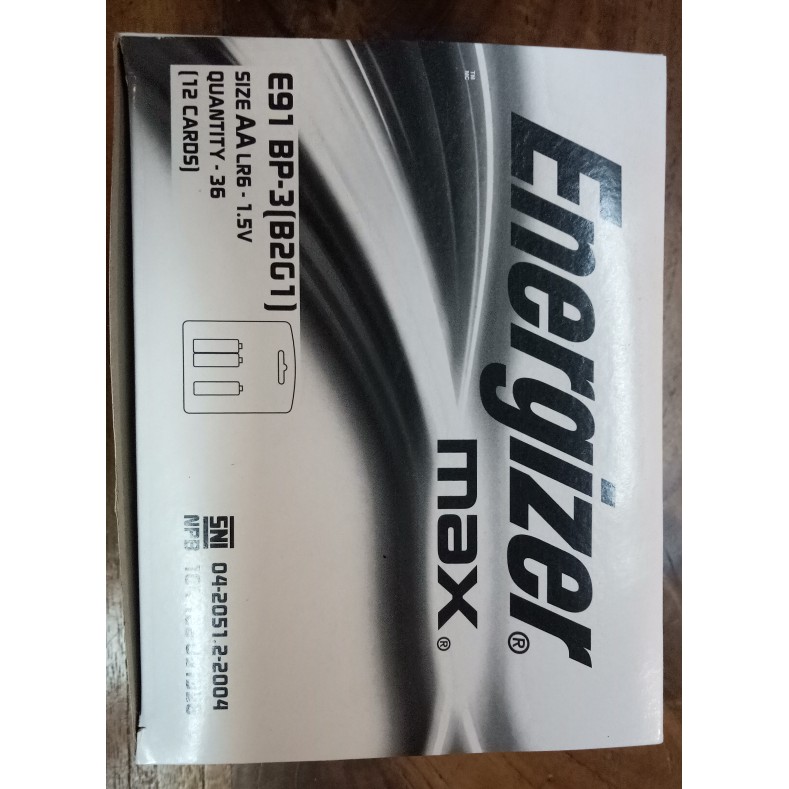 Energizer AA Alkaline max