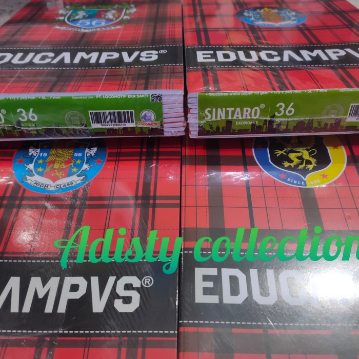 

Segera Miliki Buku Tulis Campus 36 Lembar Isi 10 Buku/Pack Hemat