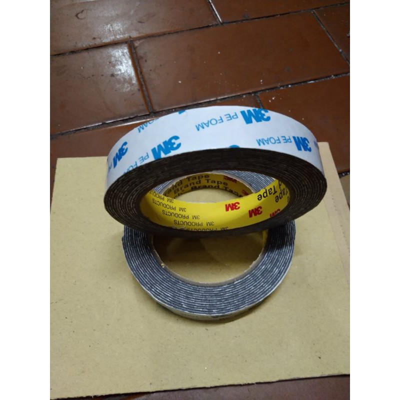 

lem bolak balik /dobel tape warna putih