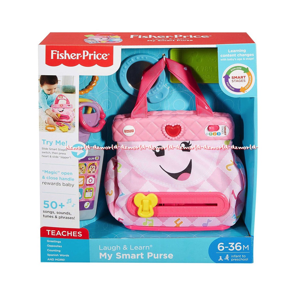 Fisher Price My smart Purse Mainan Tas Hp Untuk Bayi Balita