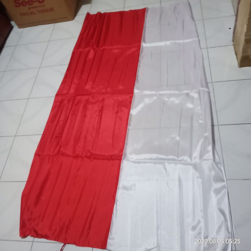 Murah.. Bendera Lapangan Merah Putih Peles Super 120 cm x 180 cm