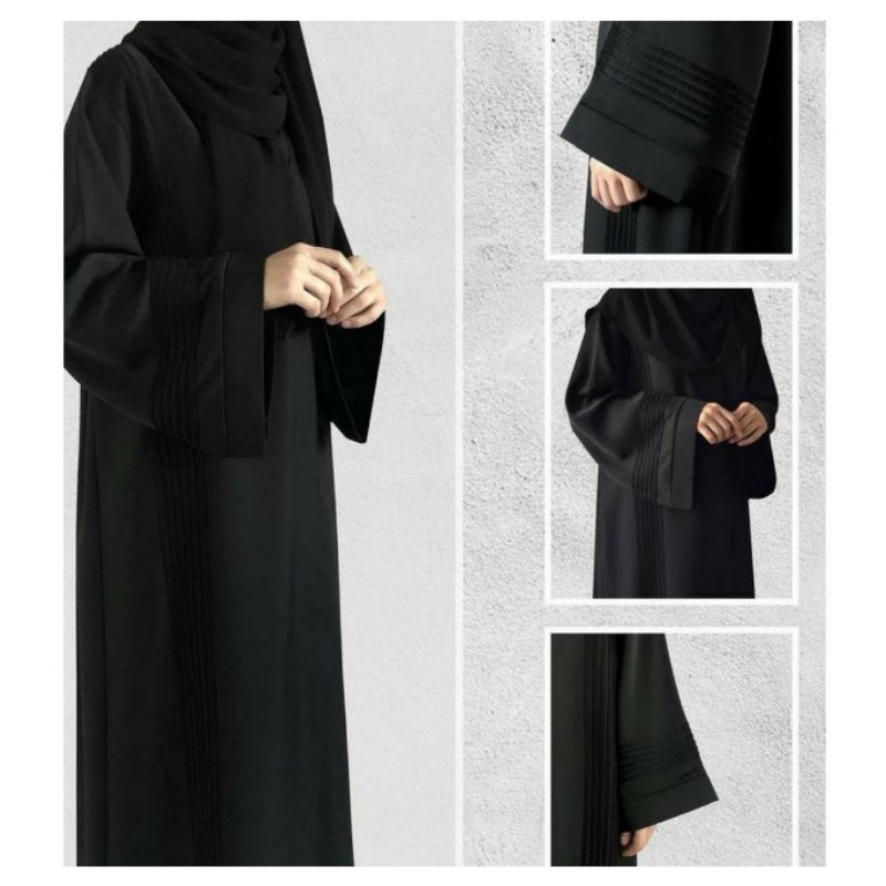 Abaya Saudi Abaya Yumna II / Gamis Hitam / Dress Hitam / Gamis Arab / Abaya Arab