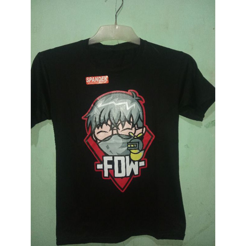BAJU KAOS FREEFIRE FDW GAMING TERBARU//KAOS FDW GAMING COD//KAOS ANAK FDW GAMING TERLARIS