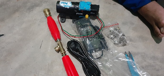 Pompa Air Tekanan Tinggi Doorsmeer Mini Steam Dc 12v Paket Lengkap Tanpa Selang Hiu 5a