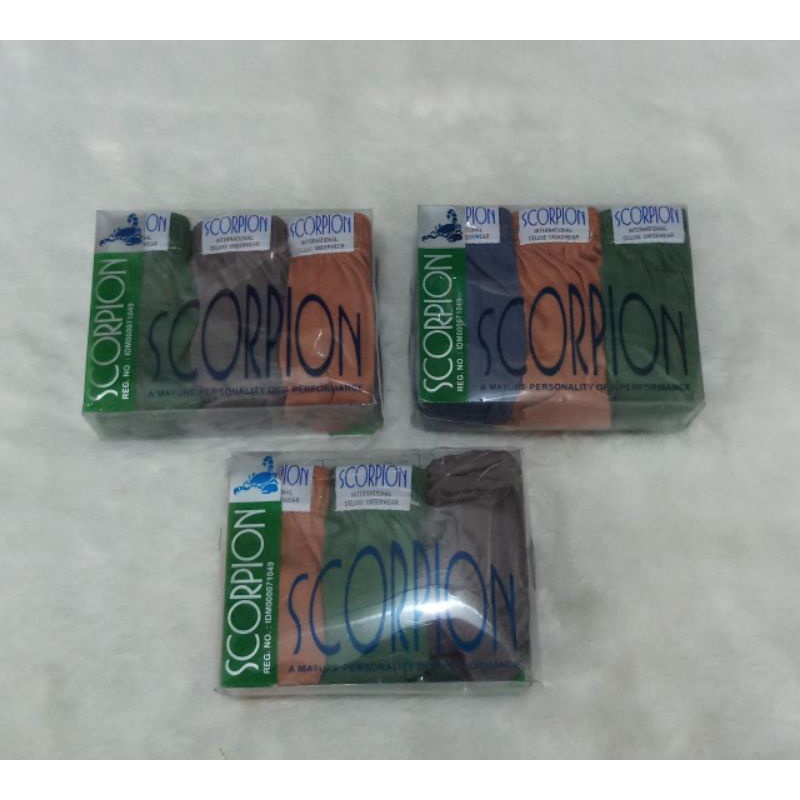 Jual Celana Dalam Pria | Scorpion | CD | Shopee Indonesia