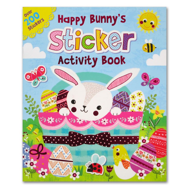 

BUKU IMPORT HAPPY BUNNYS STICKER ACTIVITY BOOK 200 STICKERS