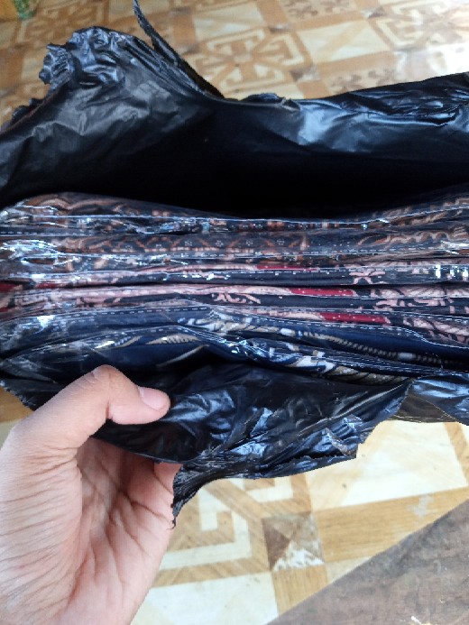 Ayam Batik Dongker Kemeja Batik Pria Full Furing Katun Sragenan