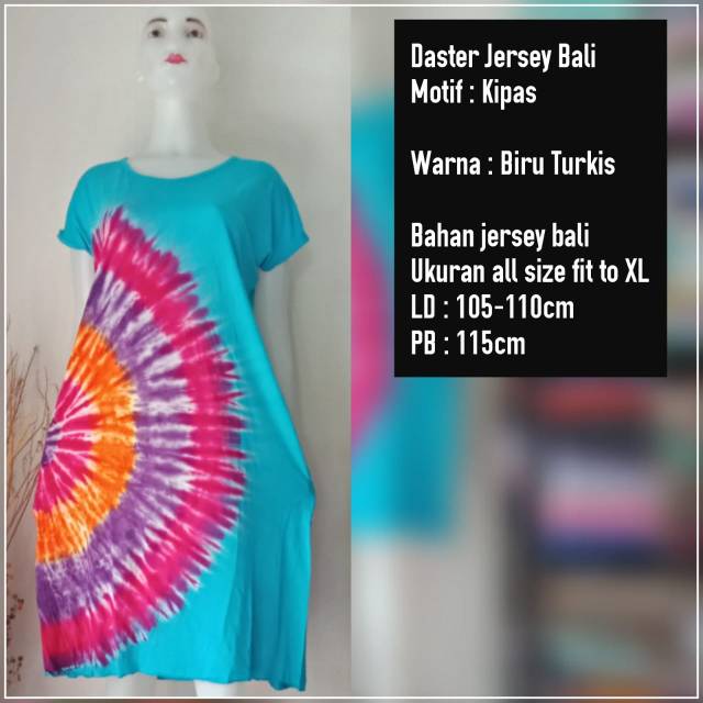 Daster Bali Murah | Daster Jersey Kipas | Daster Kipas Bali