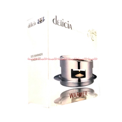 Delicia Warmer Panci Mini Pemanas Dengan Lilin Diameter 12cm Pemanas Makanan Delikia Pan Warm