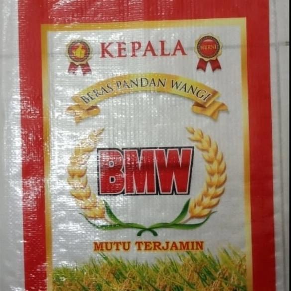 ```````] PROMO Karung beras laminasi ukuran 5 kg merk BMW, Ramos Bandung