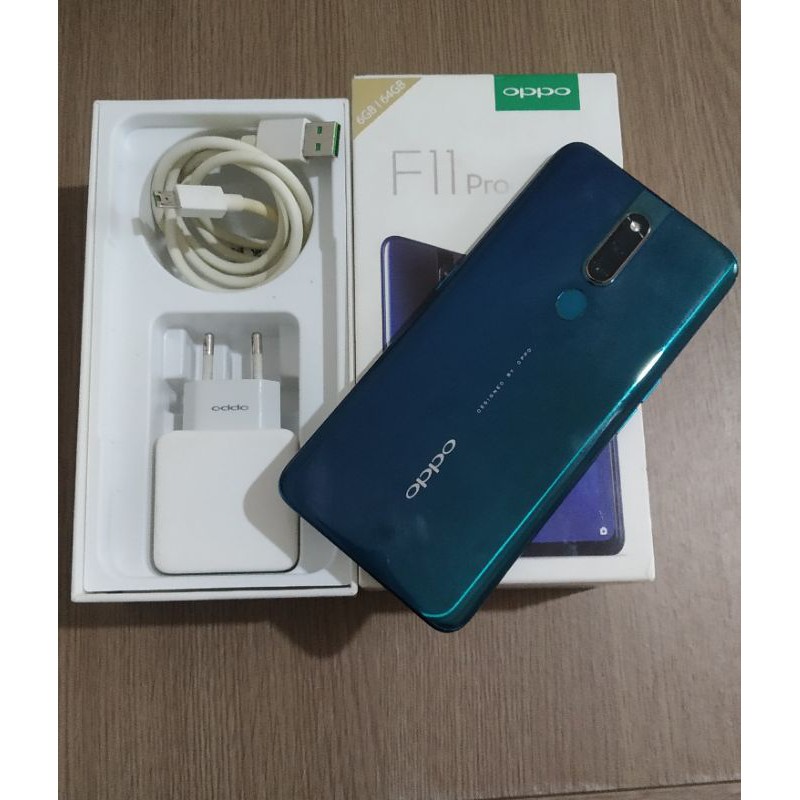 jual HP Handphone Bekas Oppo F11 Pro Ram 6/64GB seken second berkualitas