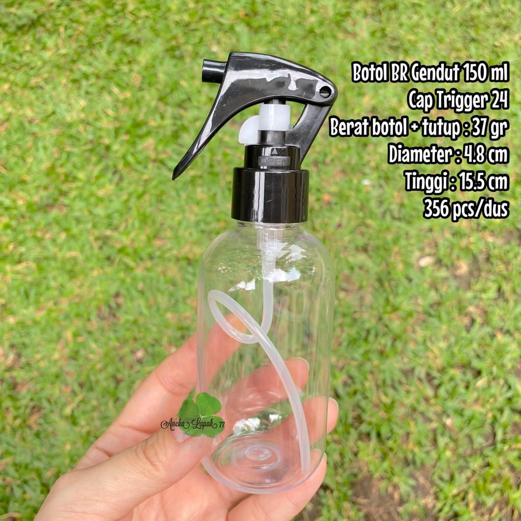 Botol TRIGGER BR Gendut 150 ml botol kemasan kosmetik 150 ml